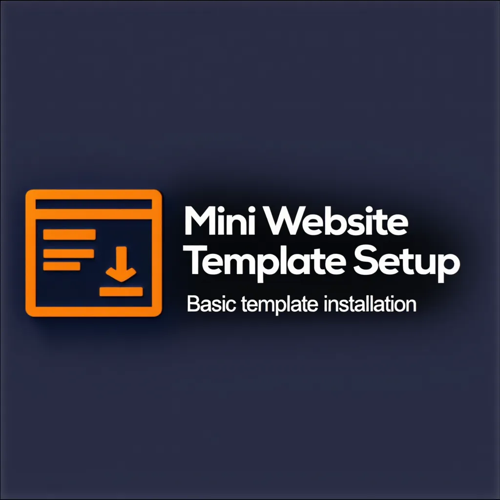 Mini Website Template Setup