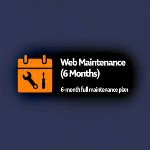Web Maintenance (6 Months)